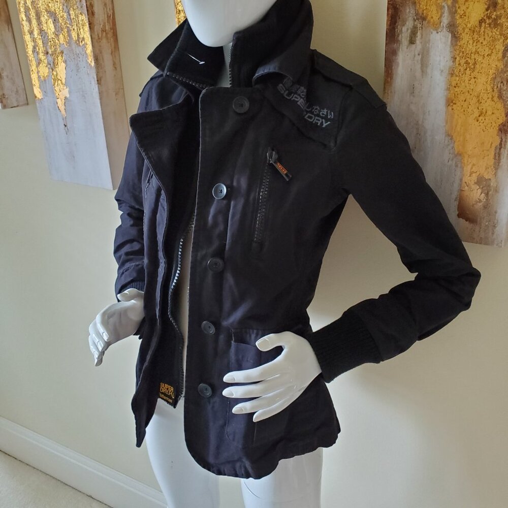 Superdry Women's Black Jacket - Picture 4 of 10